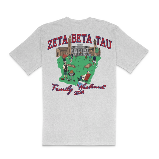 University of Kansas x Zeta Beta Tau 'Family Weekend' Tee