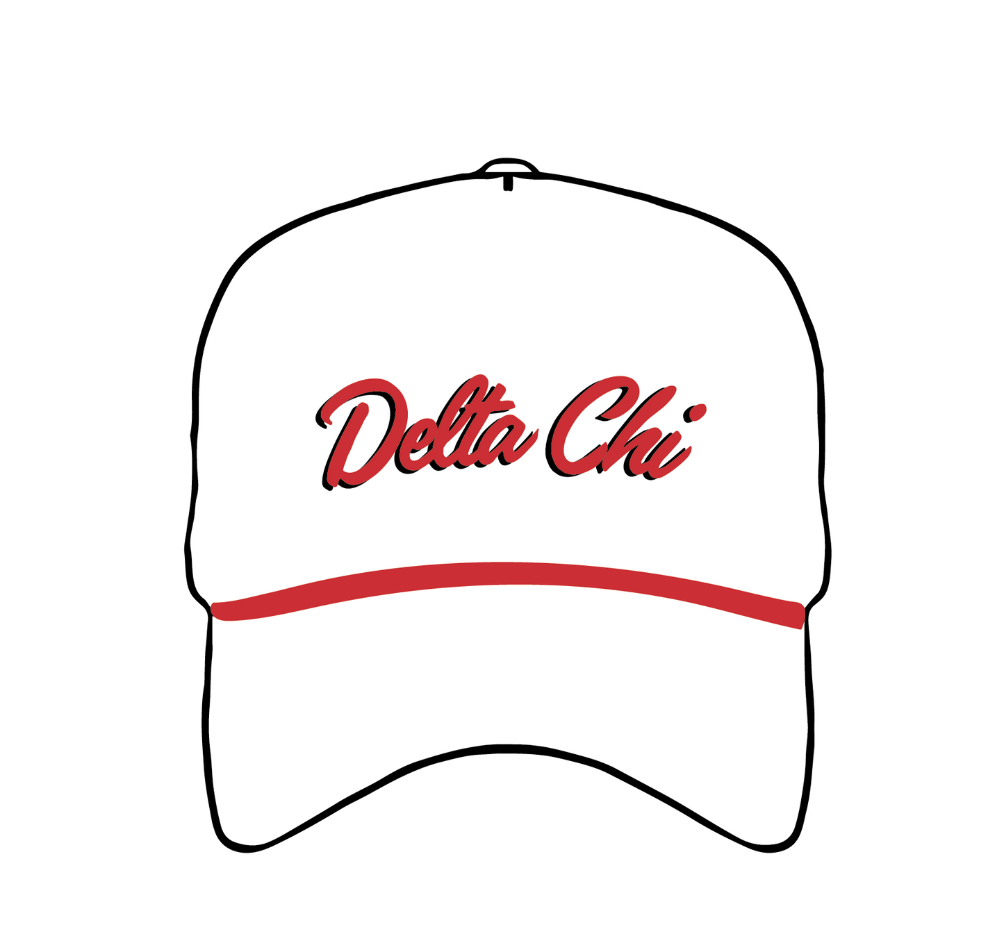 University of Nebraska at Omaha x Delta Chi 'Golf Scramble 2024' Hat