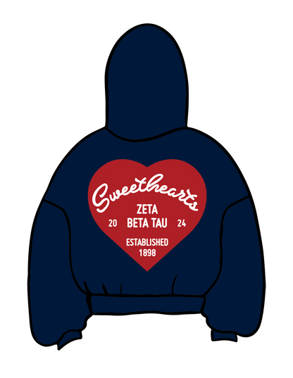 University of Arizona x Zeta Beta Tau 'Sweethearts 2024' Hoodie